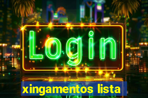 xingamentos lista